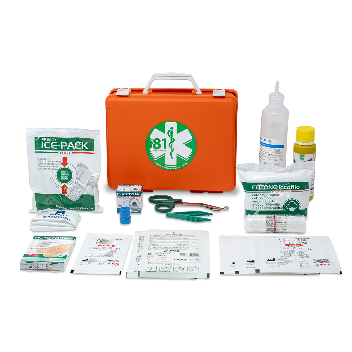 VALIGETTA IN ABS ANTIURTO PRIMO SOCCORSO PER KIT CAT.C ALLEGATO 2